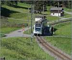 Der ASD ABe 4/8 473 473 beim Halt in Plan Morier; der Zug ist auf dem Weg von Aigle nach Les Diablerets. 

1. September 2026