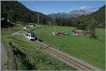 Der ASD ABe 4/8 N� 473 als R71 nach dem Halt in Plan Morier; der Zug ist auf dem Weg von Aigle nach Les Diablerets. 

1. September 2026