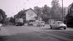 Die ehemalige Tramlinie 1 (Betriebseinstellung 11.Oktober 1965): Wagen 175 am Bremgartenfriedhof.