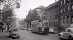 Die ehemalige Tramlinie 1 (Betriebseinstellung 11.Oktober 1965): Wagen 174 zwischen Bremgartenfriedhof und Insel.