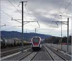 Der SBB CFF RABe 522 229 erreicht von Lancy-Bachet kommend in Kürze den nächsten Halt Lancy Pont Rouge.