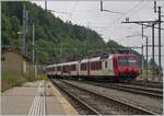 Letzte Aufnahmen des TRAVYS Domino RBDe 560 in Vallorbe bei der Abfahrt in Richtung Le Brassus.