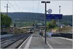 Obwohl man nun direkt von Vallée de Joux an den Genfer See fahren kann, stieg in Le Day um um nach Vallorbe zu fahren (und dann weiter zur TRAVYS nach Orbe).