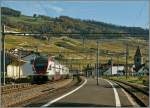 Unbeabsichtig und erst auf den zweiten Blick ein Zugsuchbild: RABe 511 115 als RE nach Vevey und ein Flirt auf der Fahrt nach Lausanne.