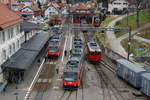 Jahresrückblick 2016  von Walter Ruetsch, Riedholz  November  CJ:  Bahnhof Tramelan  Der Bahnhof Tramelan konnte am 21.