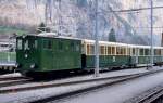 He 2/2 54 im Mai 1981 im Bahnhof Lauterbrunnen