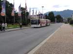 FART-Mercedes Citaro NR.33 * Centro Tenero * bei der Haltestelle Locarno,Casino am 22.7.14.