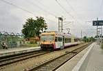 Der GTW 526 627-4 noch in MThB Farbgebung erreicht Stein am Rhein.