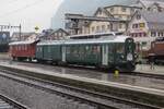 BDe 1646 steht am verregneten 19 September 2021 in Erstfeld während das Bahnhofsfest der Gotthard Bahntage.
