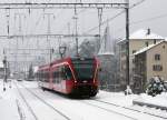 SBB: Zwei Tage nach Weihnachten ist in Solothurn der erste Schnee am Morgen des 27.