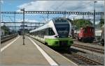 Besonders in Morges in man sich ja grüne Züge gewohnt, doch dieser TRN RABe 527 331 prästentiert sich mir doch etwas überraschend. 27. Juli 2015