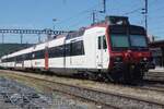 Domino 560 303 steht am 23 Mai 2026 in Brugg AG abgestellt.