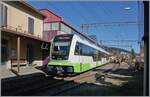 Der neue cmn transN Abe 4/6 N° 10 erreicht von La Chaux de Fonds kommend sein Ziel Les Ponts de Martel.