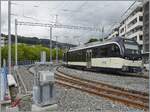 Der CEV MVR ABeh 2/6 erreicht Vevey. Wie man sieht, wird der Bahnhof k�nftig durch eine Barriere gesichert, was sicher der Fahrplanstabilit�t zu gute kommen wird.

9. September 2026