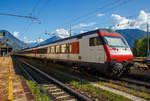 Es ist Samstag (der 16.09.2017), da sind die Züge zwischen Domodossola und Brig (Schweiz) gut gefüllt und etwas länger, zudem verkehren mehr Zugverbindungen.