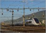 Der TGV Lyria 4411, welcher gegen zehn Uhr nach Bern fahren wird und dort als TGV 9216 Bern - Paris Gare de Lyon zum Einsatz kommt.