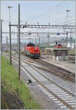 Die SBB Aem 940 044 wartet auf der Abstossanlage in Lausanne Triage auf ihren n�chsten Einsatz.