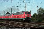 DB AutoZug SyltShuttle 215 901-0 mit Lokzug bestehend aus 215 913-5, 215 912-7, 215 908-5 und 215 902-8.