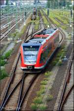 DB 646 019-0 als RE6 nach Wittenberge nach dem Kopfmachen (Berlin Beusselstrae, 05.07.2009)