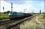 PKP ET22-017 mit deutschen Habbiins-Wagen von Transwaggon (Kostrzyn, 06.08.2009)