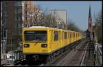 Wagen 1082 (Typ GI/1E, Baujahr 2007) auf der U2 nach Ruhleben (Berlin Nollendorfplatz 18.04.2010)