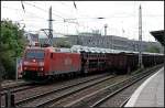 DB Schenker 185 160-9 mit ihrem Autozug (gesehen Berlin Kpenick 21.05.2010)