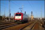 ITL 185 650-9 Lz am 26.02.2012 in Berlin Schnefeld-Flughafen Richtung Norden unterwegs.