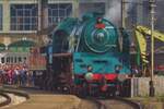 Am 8 September 2018 steht 486 007 ins Budapester Eisenbahnmuseum und nimmt Teil an der 1.Manche des Grand Prix von Dampfloks.