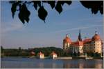 Das Jagdschloss Moritzburg.