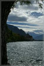 Wetterumschwung beim Chteau de Chillon am Genfersee.