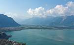 Blick von Bergstation Glion auf den Lac Lman (Ostufer) am 26.05.2012.