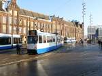 GVBA TW 823 Amsterdam Centraal Station 16-01-2013.