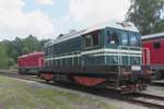 T435 0139 steht am 11 Juni 2022 ins CD Eisenbahnmuseum in Luzna u Rakovnika.