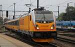 RegioJet 388 209 (abgekürzt zu 8 209) treft am 26 September 2025 in Kolín ein.