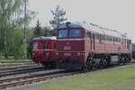 T679-1600 steht am 11 Mai 2024 ins Eisenbahnmuseum von Luzna u Rakovnika.