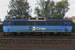 Seitenblicj auf CD Cargo 363 215 in Praha-Liben am 21 September 2026.