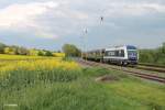761 007-4 erreicht Bl��ejov mit der R 11064 am 09.05.13