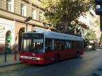 (136'284) - BKV Budapest - Nr. 704 - Ikarus Trolleybus am 3. Oktober 2011 in Budapest, M Andrssy t (Opera)