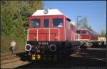 V 75 018 / 107 018-4 der ehemaligen Deutsche Railsystem bei den 8. Leipziger Eisenbahntagen