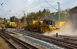 Ich war �berrascht, wie weit man an der Baustelle im Bahnhof Betzdorf/Sieg noch einem Tag wieder war....