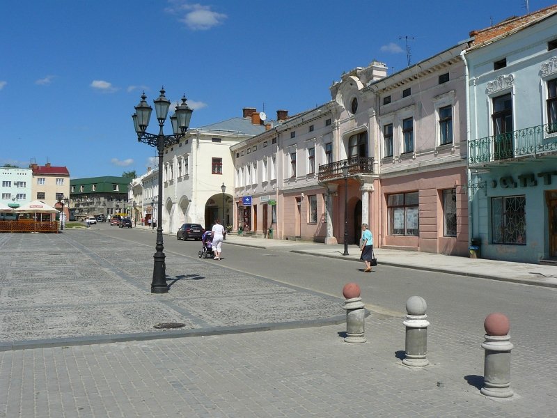 Zentrum von Zhovkva 26-05-2009.
