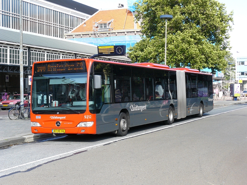 Zuidtangent Fahrzeug 9212 Haarlem Hbf 10-08-2008.